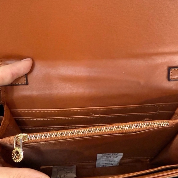 Valentino Orlandi Brown and Gold Crossbody Bag - Picture 7 of 10